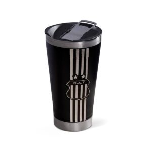 Vaso Térmico Escudo Rayado Negro