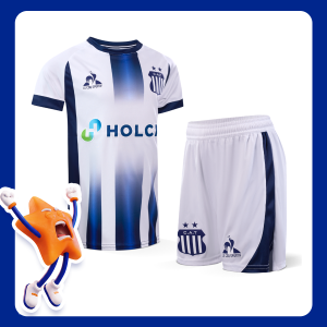 Camiseta Talleres Titular Kids 2026 – LE COQ SPORTIF + Short Titular Kids 2026 – LE COQ SPORTIF